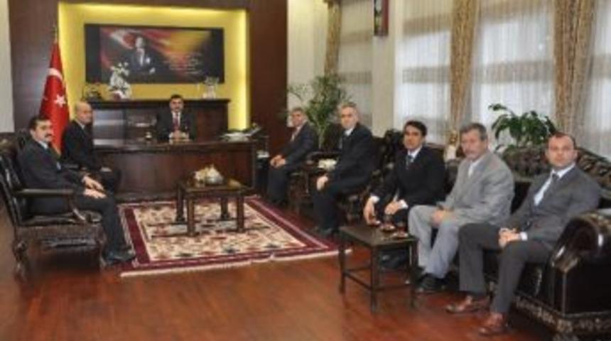 T&uuml;rk Sağlık-sen&rsquo;den Vali Turhan Ve Başkan Ok&rsquo;a Ziyaret