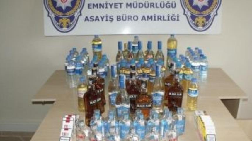 &Ccedil;erkezk&ouml;y&rsquo;de Ka&ccedil;ak İ&ccedil;ki Ve Sigara Operasyonu
