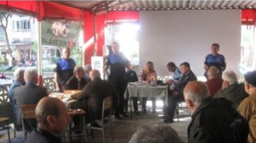 Nazilli Polisinden Kahvehanede Broş&uuml;rl&uuml; Uyarı