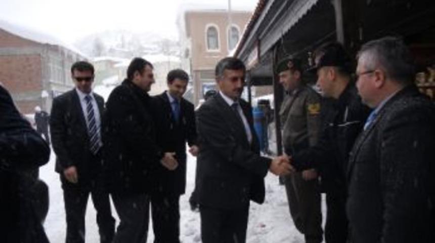 Kastamonu Valisi Erdoğan Bektaş K&uuml;re İl&ccedil;esi'ni ziyaret etti