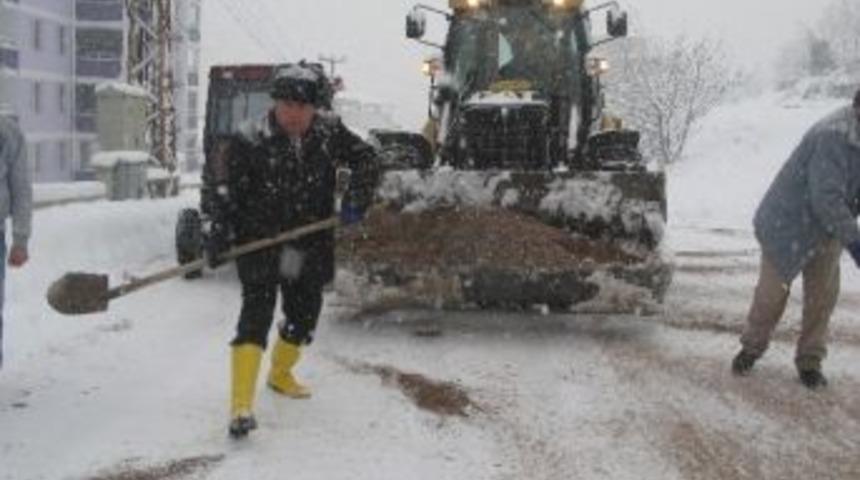 Belediye Başkanı K&uuml;rekle Tuzlama Yaptı