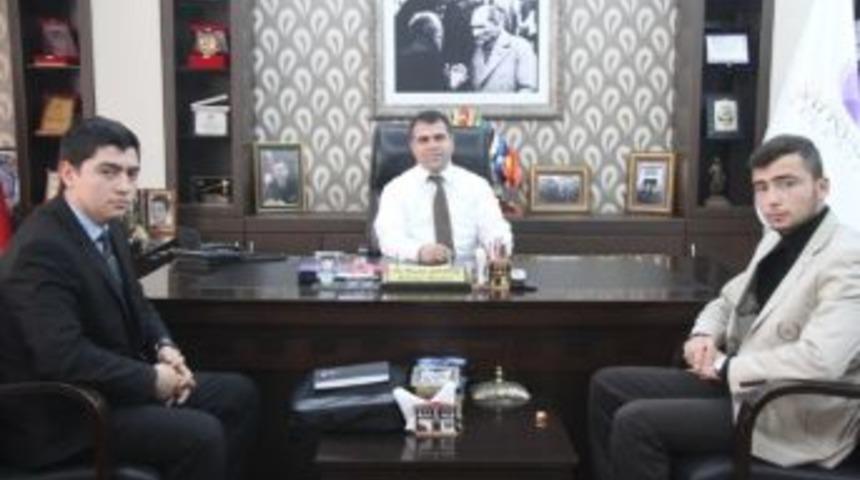 Kb&uuml; &Ouml;ğrenci Konseyinden Başkan Aksoy&rsquo;a Ziyaret