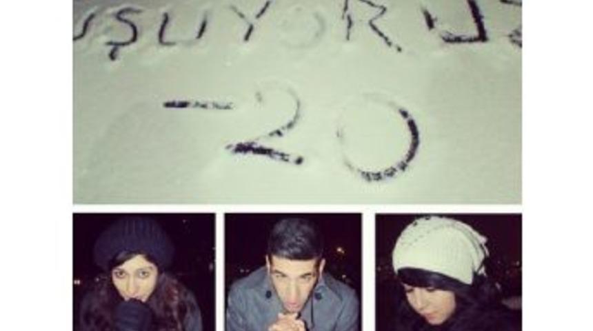 &Uuml;niversite &Ouml;ğrencileri Soğuk Havayı Sosyal Medyada Eğlenceye D&ouml;n&uuml;şt&uuml;rd&uuml;