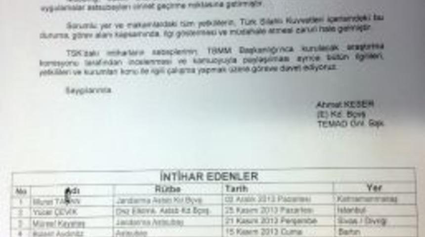 CHP'li Atilla Kart: TSK'da Kasım Ayında 7 Intihar, 6 Tasfiye Yaşandı