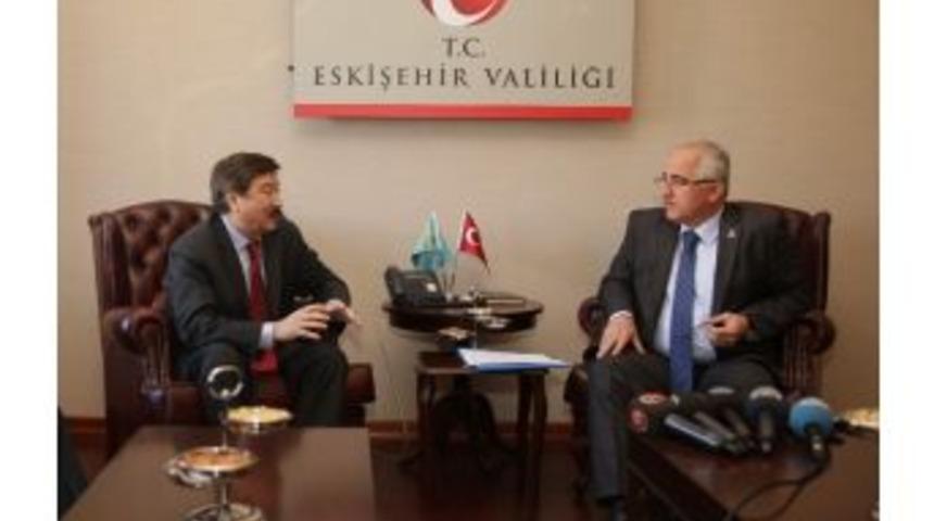 Kazakistan Heyetinden Vali Tuna&rsquo;ya Ziyaret