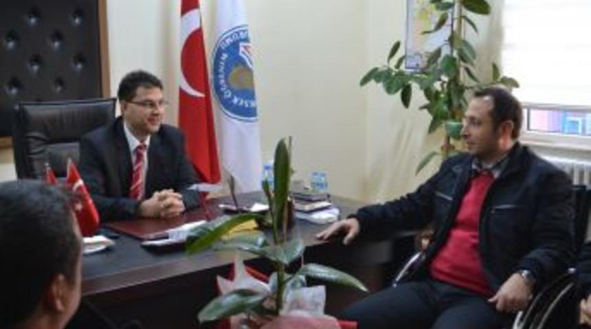 Bafra &Uuml;lk&uuml; Ocakları'ndan Yeni Yurt M&uuml;d&uuml;r&uuml;ne Ziyaret