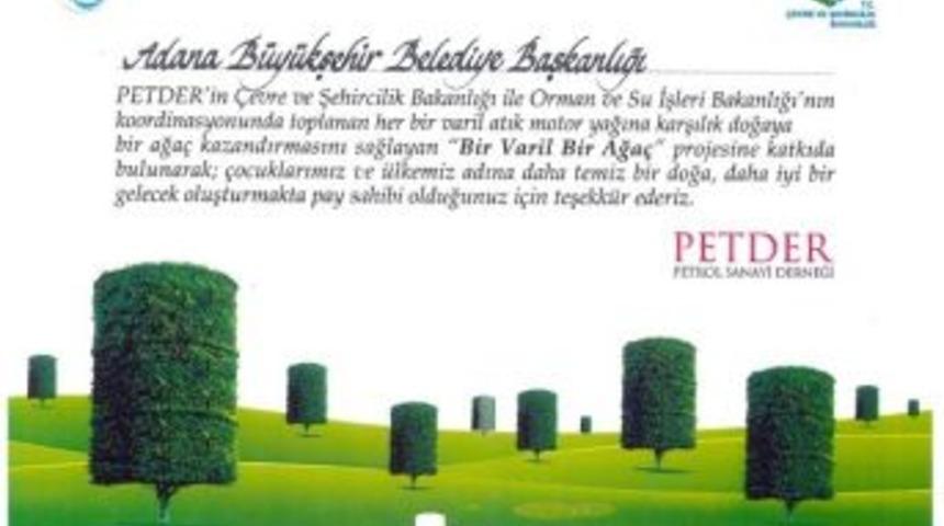 &Ccedil;evreye Duyarlı Belediyeye Teşekk&uuml;r Belgesi