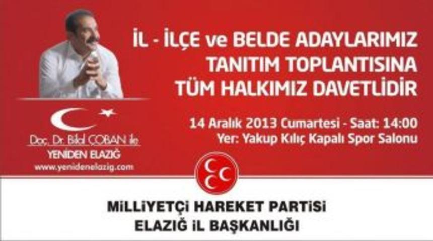 "Aday Tanıtım Toplantımıza Herkesi Davet Ediyoruz"