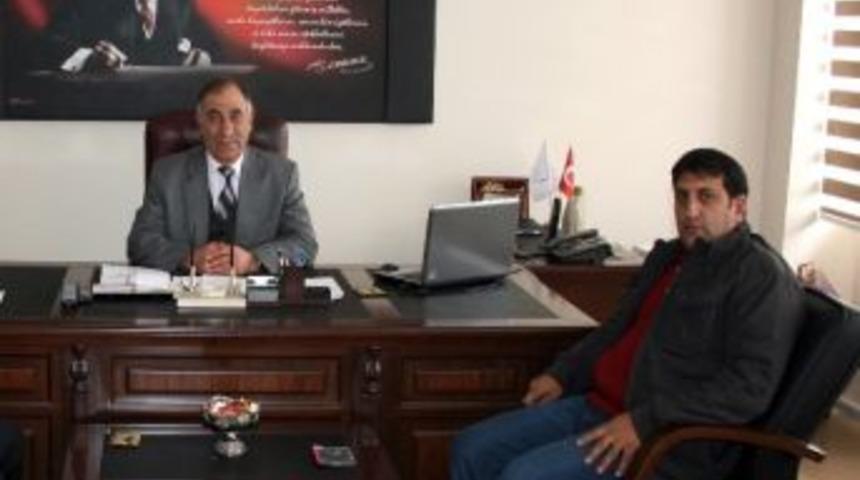 İha Pasinler Temsilcisi &Ccedil;ankaya'dan M&uuml;ft&uuml; Bulut'a Ziyaret