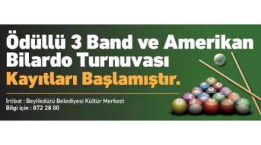 &Ouml;d&uuml;ll&uuml; Bilardo Turnuvası Kayıtları Başladı