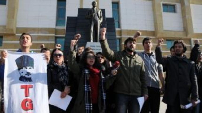 Antalya'da Tgb&rsquo;den G&ouml;zaltı Protestosu