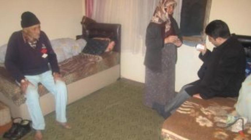 Kaymakam Gümüşçüoğlu'ndan Yaşlılara Ziyaret