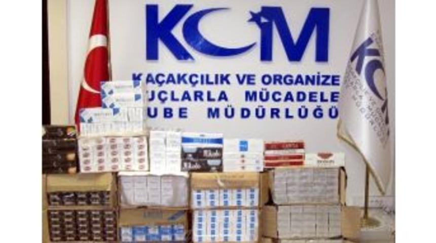 Samsun'da 7 Bin 200 Paket Ka&ccedil;ak Sigara Ele Ge&ccedil;ti