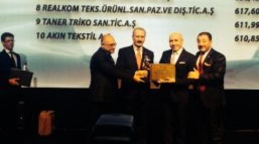 Şahinler Holding&rsquo;e Anlamlı &Ouml;d&uuml;l