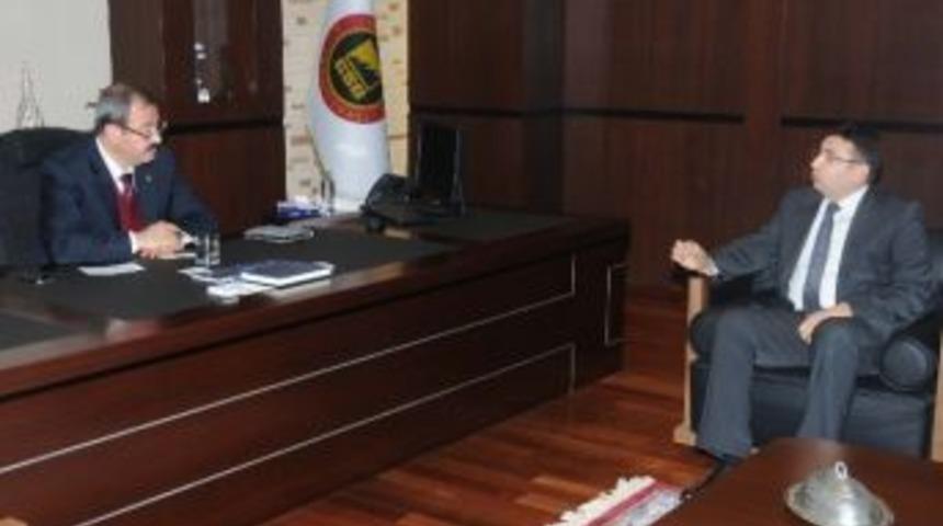 İl K&uuml;lt&uuml;r Ve Turizm M&uuml;d&uuml;r&uuml; &Ouml;zuslu, Gso&rsquo;yu Ziyaret Etti