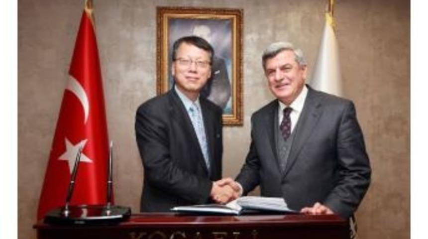 G&uuml;ney Koreli Diplomattan Başkan Karaosmanoğlu'na Ziyaret