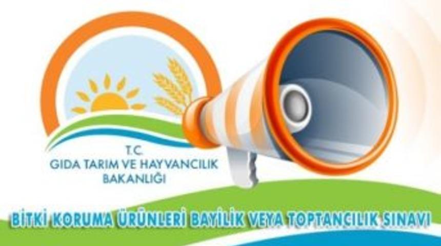 Bitki Koruma &Uuml;r&uuml;nleri Bayilik Veya Toptancılık Sınavı