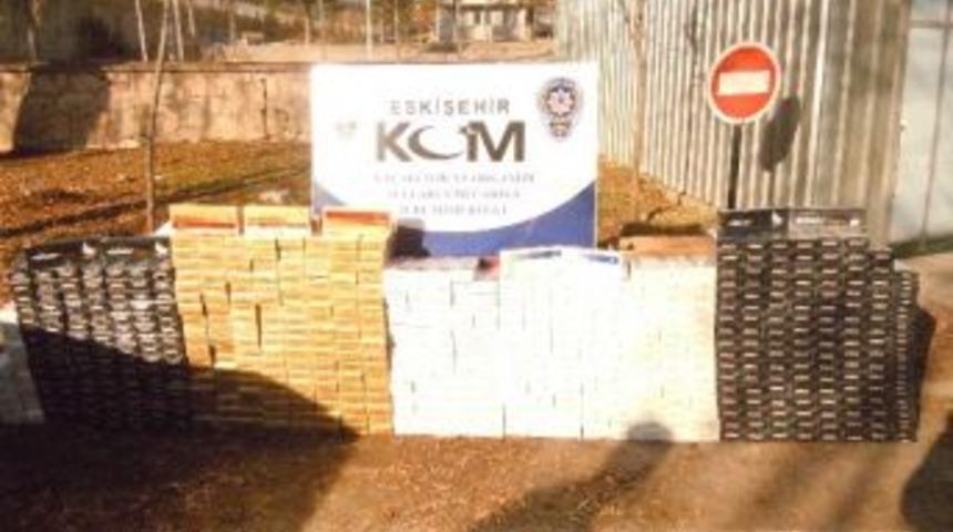 Eskişehir&rsquo;de Ka&ccedil;ak Sigara Operasyonu