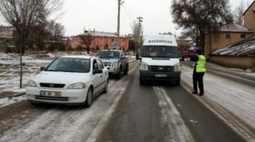 Gemerek Emniyet M&uuml;d&uuml;rl&uuml;ğ&uuml; Kış Denetimlerine Başladı