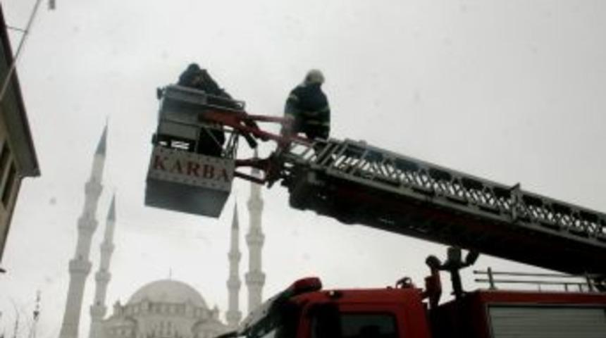 Iğdır Belediyesinde Yangın Tatbikatı