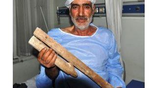 Eline Batan Çivi İle Ödemiş’e Geldi