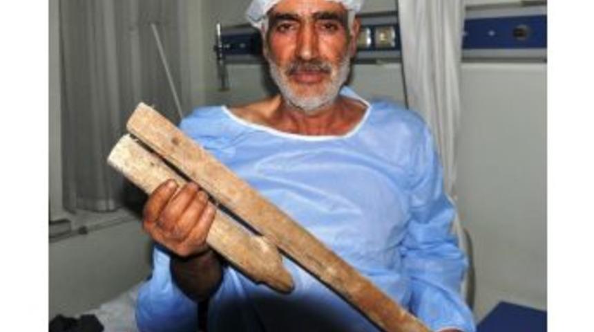 Eline Batan Çivi İle Ödemiş’e Geldi