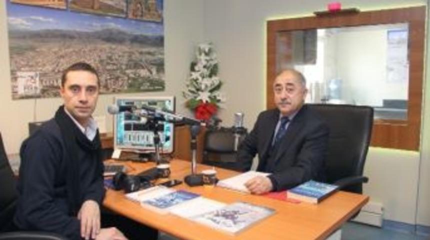 Erzurum Polis Radyosu Tarih&ccedil;i Ve Yazar Muzaffer Taşy&uuml;rek&rsquo; İ Ağırladı