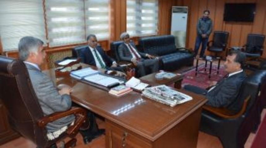 Chp Heyetinden Başkan B&uuml;y&uuml;kaslan&rsquo;a Ziyaret