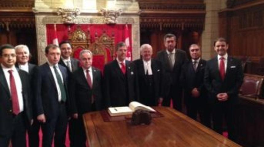 Tbmm Heyetine Kanada&rsquo;da Sıcak İlgi