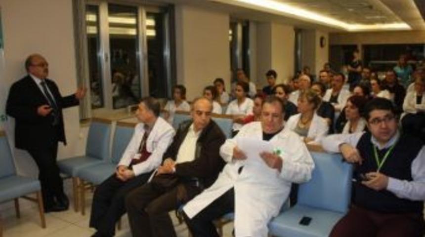 D&uuml;ztepe Yaşam Hastanesi &Ccedil;alışanlarına Konferans Verildi