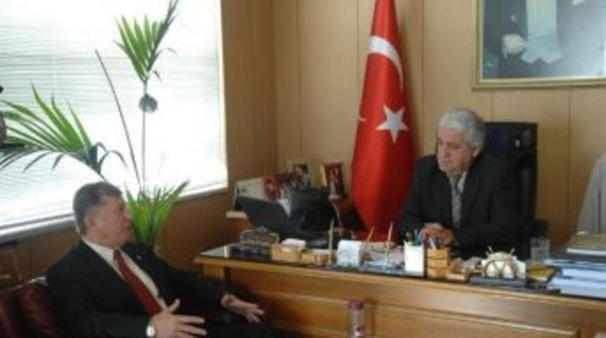 Marmaris Dp, Kaymakamı Saral&rsquo;ı Ziyaret Etti