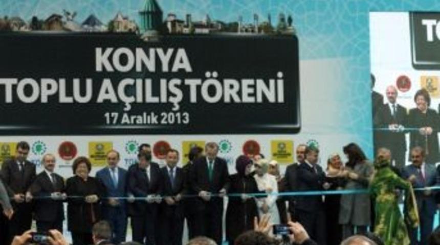 Başbakan Erdoğan, Konya&rsquo;da 115 Eserin A&ccedil;ılışını Yaptı