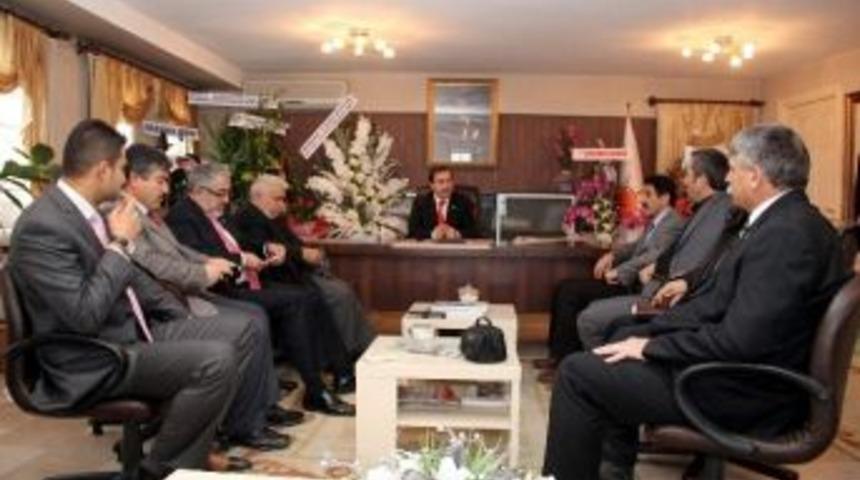 Memur-sen&rsquo;den, Ak Parti İl Başkanı Şahin&rsquo;e Ziyaret