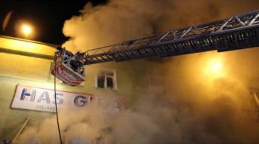 Samsun Gıda Borsası'nda Yangın