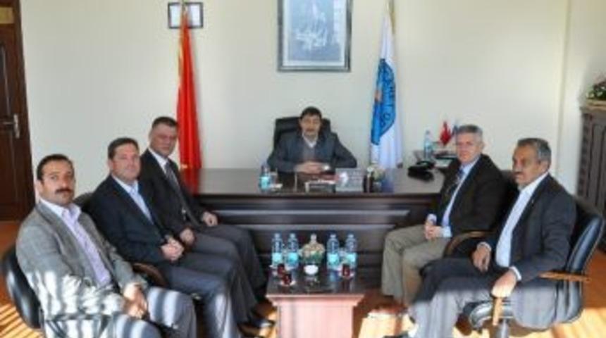 Mhp Didim İl&ccedil;e Teşkilatı'ndan Oda Başkanı &Uuml;st&uuml;ndağ&rsquo;a Tebrik Ziyareti