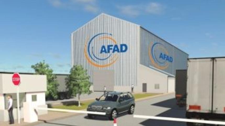 Afad D&uuml;zce'ye Lojistik Depo Kuruyor