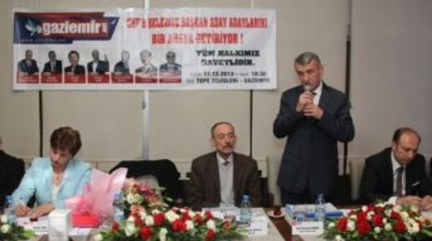 Gaziemir'de Chp'li Adaylardan Demokrasi Dersi