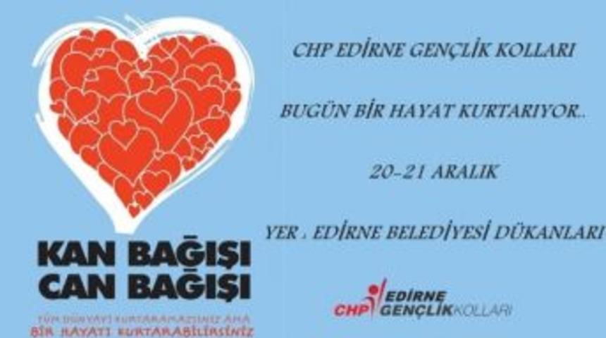 Chp'den Kan Bağışı Kampanyası