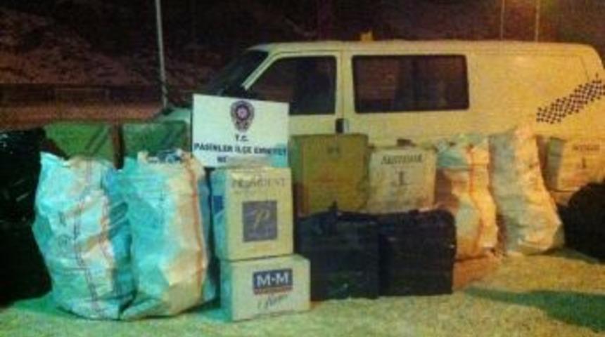 Pasinler&rsquo;de Ka&ccedil;ak Sigara Operasyonu