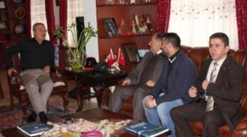 Bbp Heyetinden Belediye Başkanı &Uuml;nver&rsquo;e Tebrik Ziyareti