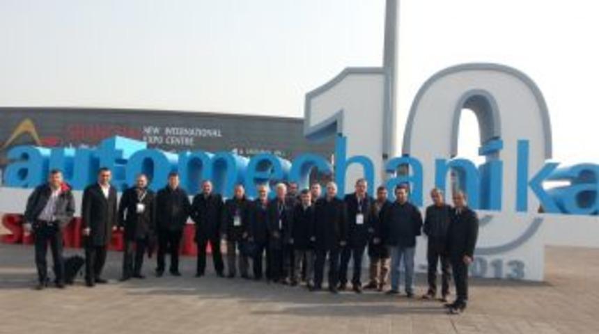 ANKİSAD &Uuml;yesi Işadamları Şangay Otomotiv Fuarı'nda