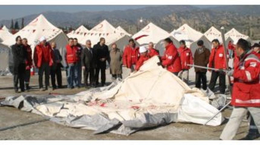 Kızılay'dan Afet Sonrası Tatbikatı