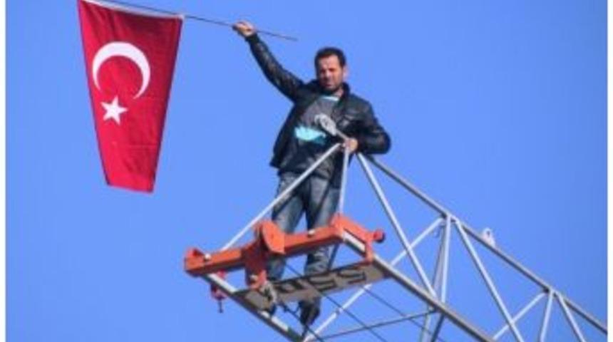 Kule Vin&ccedil;te T&uuml;rk Bayrağı İle 36 Saat