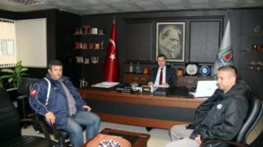 Dardanelsporlu Y&ouml;neticilerden Başkan Kuzu&rsquo;ya Ziyaret