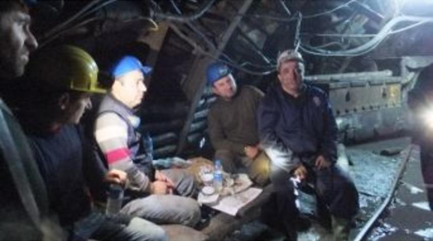 Tutkun, Maden Ocağında İncelemelerde Bulundu