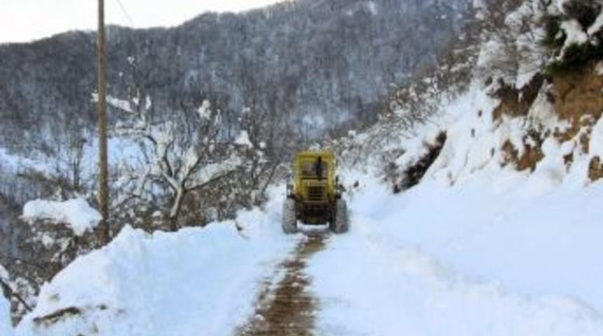 K&uuml;rt&uuml;n&rsquo;de Kapalı Yolların Tamamı A&ccedil;ıldı