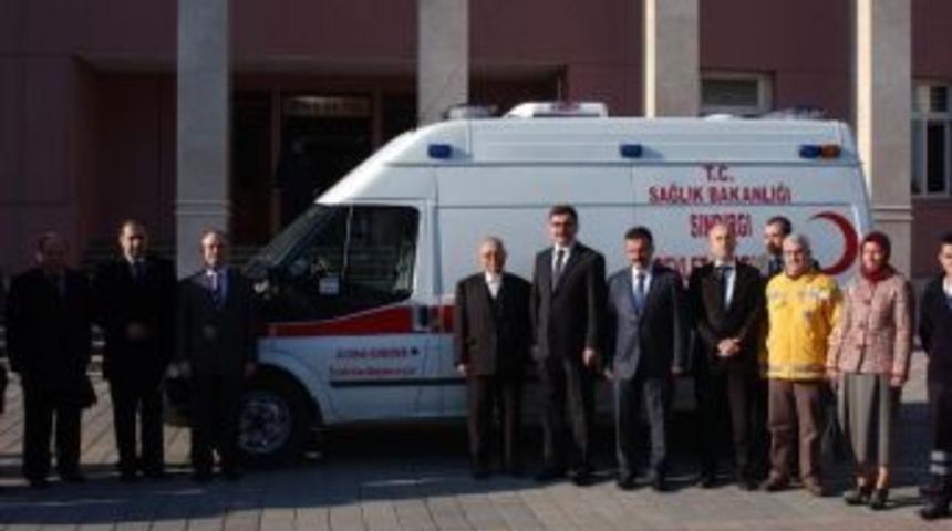 Hayırsever Vatandaştan Ambulans Bağışı