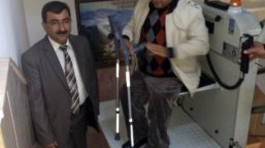 İ&ccedil;meler Belediyesi'ne Engelli Asans&ouml;r&uuml;