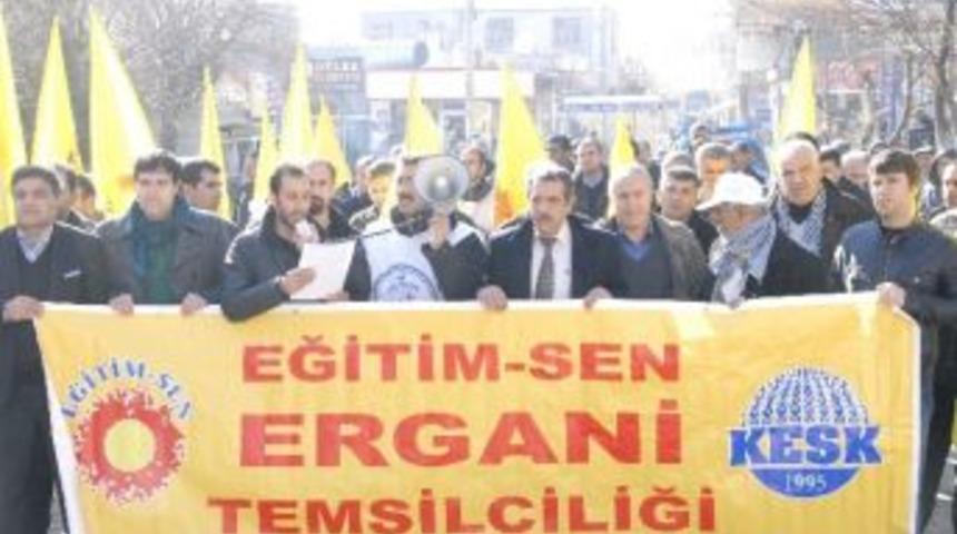 Kesk'e Bağlı Sendika &Uuml;yeleri İş Bıraktı