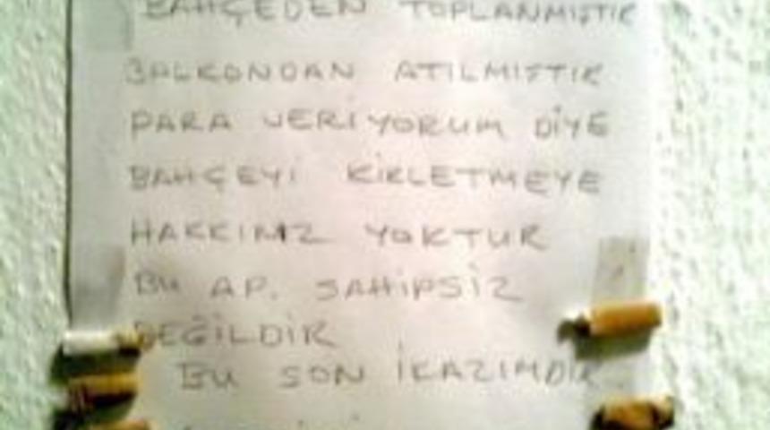 Apartman Y&ouml;neticisinin Sigara İsyanı